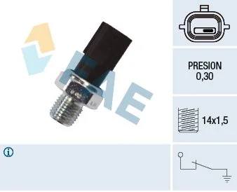 Interruptor de pressão de óleo FAE 12703