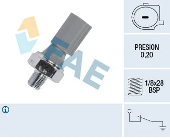 Interruptor de pressão de óleo FAE 12830