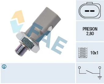 Interruptor de pressão de óleo FAE 12855