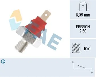 Interruptor de pressão de óleo FAE 12950