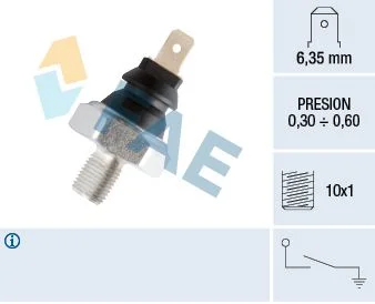 Interruptor de pressão de óleo FAE 12970
