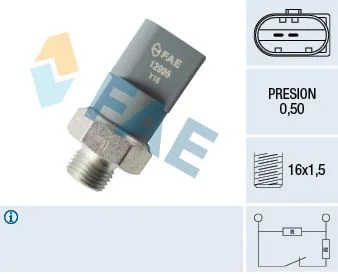 Interruptor de pressão de óleo FAE 12995