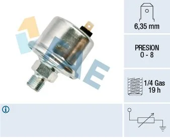 Sensor, pressão de óleo FAE 14040