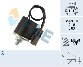 Sensor, pressão de óleo FAE 14130