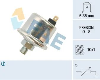 Sensor, pressão de óleo FAE 14500