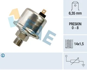 Sensor, pressão de óleo FAE 14530