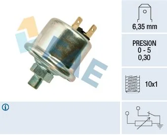 Sensor, pressão de óleo FAE 14740