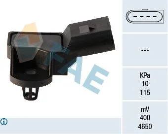 Sensor, pressão do turbo FAE 15042