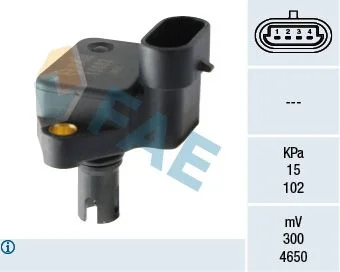 Sensor, pressão do coletor de admissão FAE 15062
