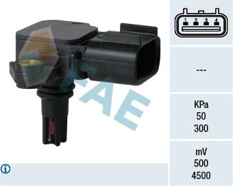 Sensor, pressão do coletor de admissão FAE 15114
