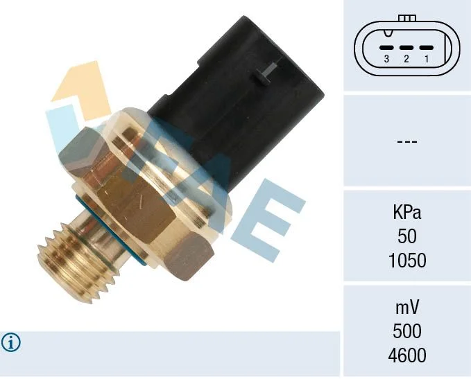 Sensor, pressão de óleo FAE 15610