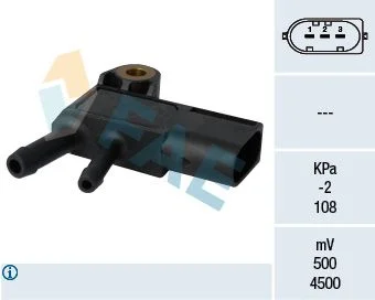 Sensor, pressão de escape FAE 16100