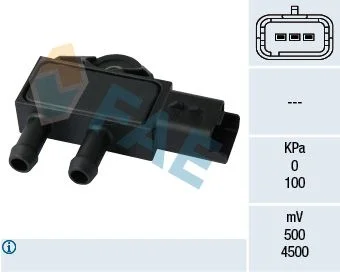 Sensor, pressão de escape FAE 16111