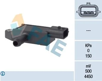 Sensor, pressão de escape FAE 16113