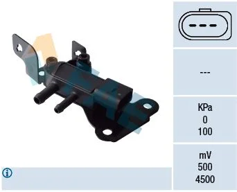 Sensor, exhaust pressure FAE 16114