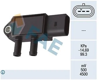 Sensor, pressão de escape FAE 16143