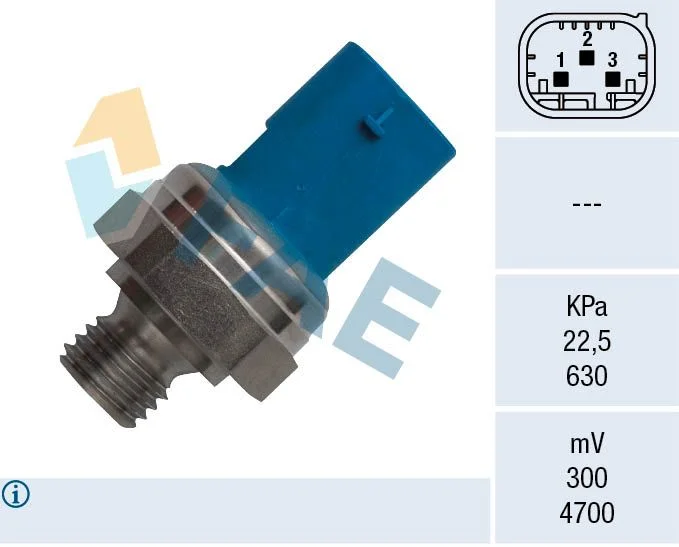 Sensor, exhaust pressure FAE 16158