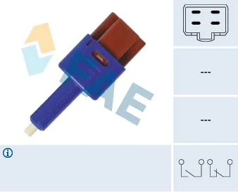 Interruptor da luz de travagem FAE 24454