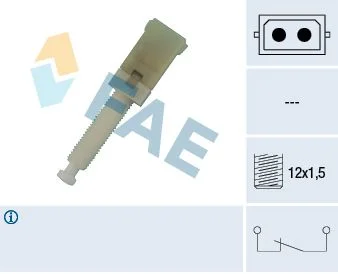 Interruptor da luz de travagem FAE 24560