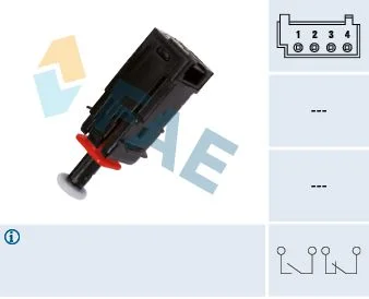 Interruptor da luz de travagem FAE 24795