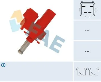 Interruptor, controlo da embraiagem (controlo de cruzeiro) FAE 24835