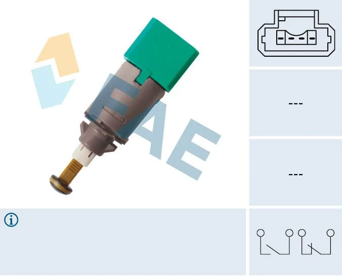 Interruptor da luz de travagem FAE 24904
