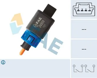 Interruptor da luz de travagem FAE 24909