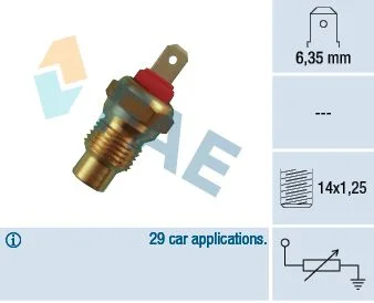 Sensor, coolant temperature FAE 31590