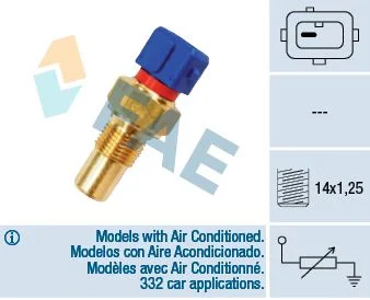 Sensor, coolant temperature FAE 32290