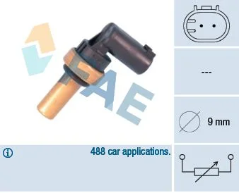 Sensor, coolant temperature FAE 32710
