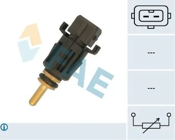 Sensor, temperatura do líquido de arrefecimento FAE 33167