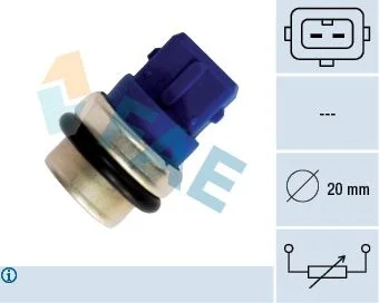 Sensor, temperatura do líquido de refrigeração FAE 33630