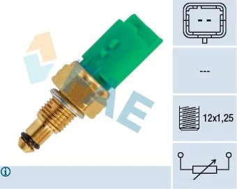 Sensor, temperatura do líquido de arrefecimento FAE 33695