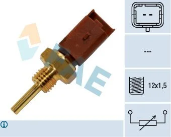 Sensor, temperatura do líquido de arrefecimento FAE 33704