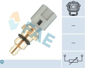 Sensor, temperatura do líquido de refrigeração FAE 33736