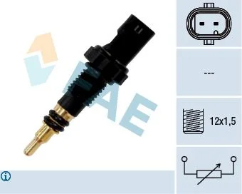 Sensor, temperatura do líquido de arrefecimento FAE 33890