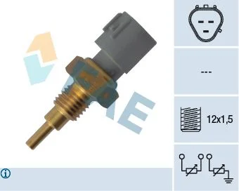 Sensor, temperatura do líquido de arrefecimento FAE 33910