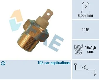 Temperature Switch, coolant warning lamp FAE 35070