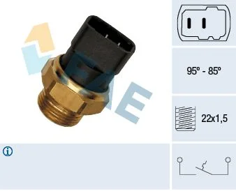 Temperature Switch, radiator fan FAE 37210