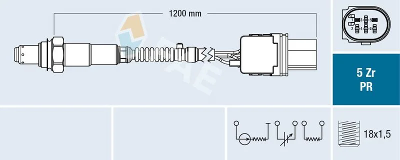 Oxygen Sensor FAE 75050