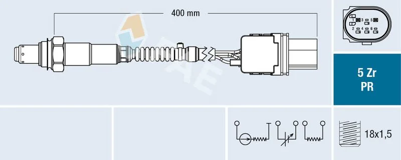 Oxygen Sensor FAE 75061