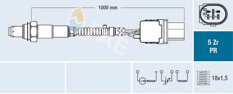 Oxygen Sensor FAE 75120