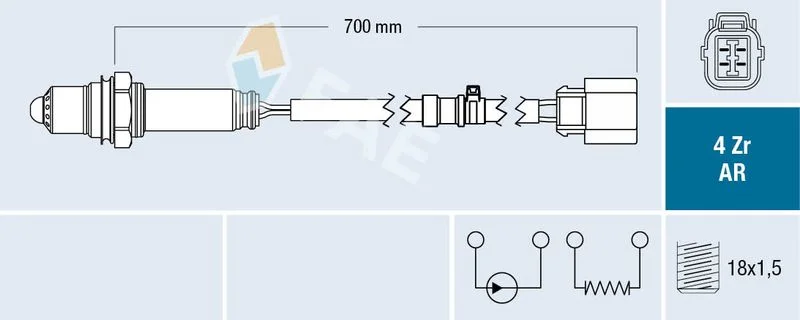 Sensor Lambda FAE 75609
