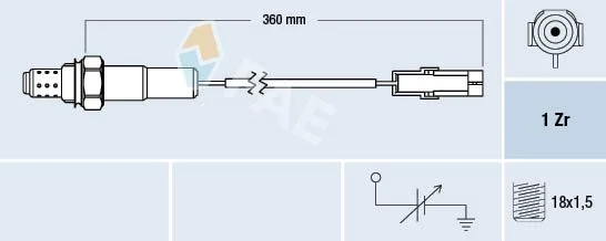 Sensor Lambda FAE 77101