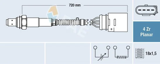 Oxygen Sensor FAE 77204