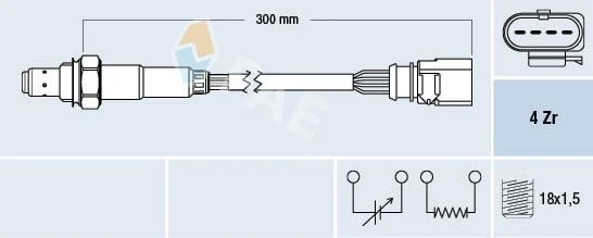Sensor Lambda FAE 77463