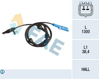 Sensor, wheel speed FAE 78089