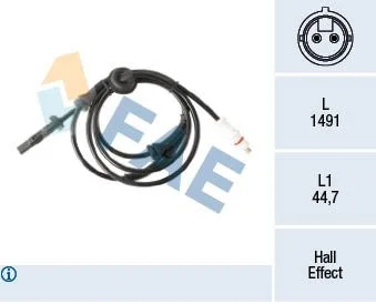 Sensor, wheel speed FAE 78301