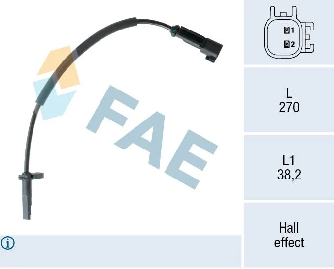 Sensor, wheel speed FAE 78556