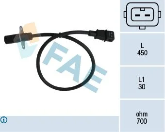 Sensor, crankshaft pulse FAE 79001